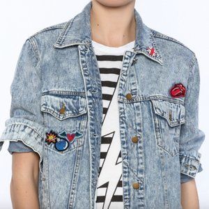 HONEY PUNCH | SOUL MATES DENIM JACKET | SIZE: SMALL